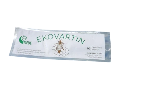 EKOVARTIN – veterinárny prípravok pre včely, 10 pásikov