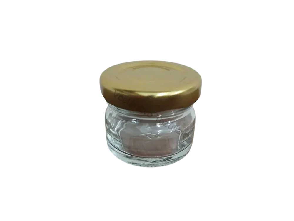Sklenený pohárik 30 ml s viečkom TO 43