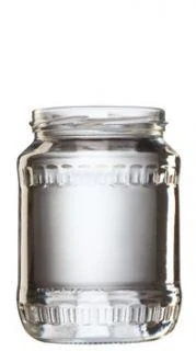 Pohár na med Faceta 720ml, sklo - balené vo fólii 12ks /bal
