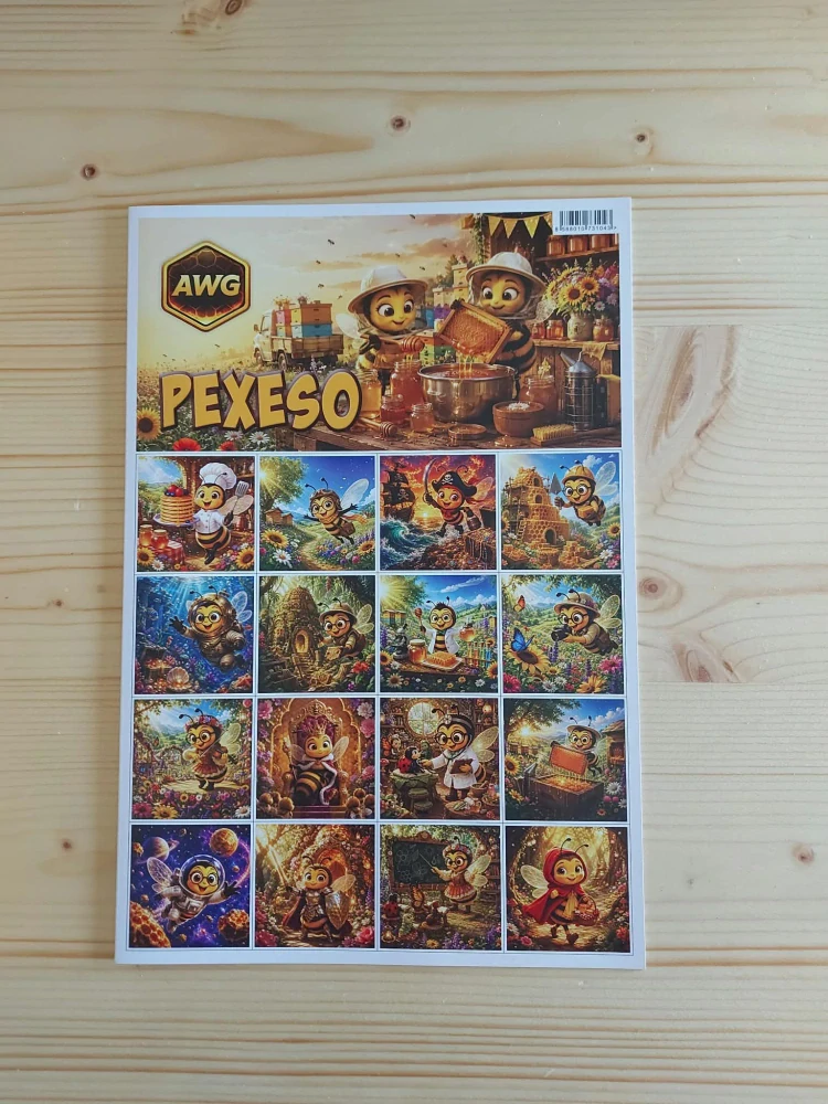 Pexeso Včielka – pamäťová hra s motívom včiel