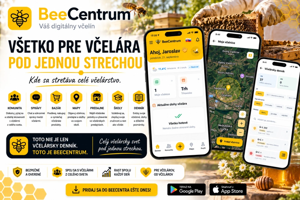 BeeCentrum – aplikácia pre včelárov