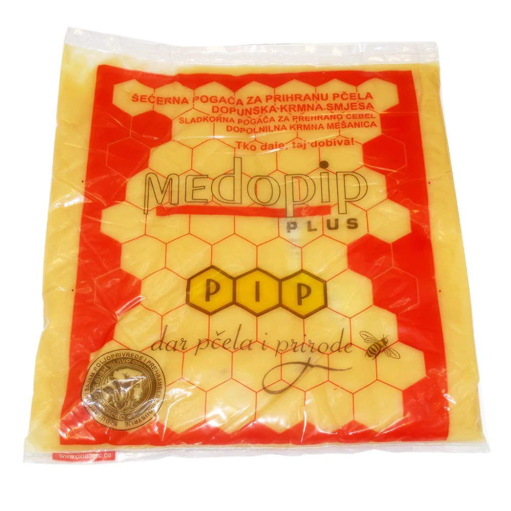 Medopip Plus 1 kg – proteínové a vitamínové cesto pre včely