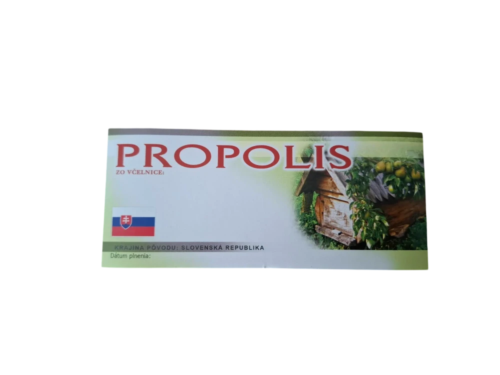Etikety na propolis – Zo včelnice, 50 ks