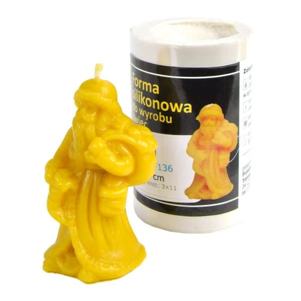 Silikónová forma na sviečku – Mikuláš
