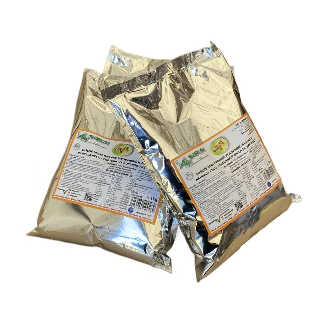 Dve balenia proteínového doplnku FeedBeer pre včely s hmotnosťou 1 kg každé