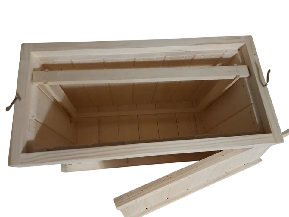 Prepravný box na 6 včelích rámikov – drevená prepravka