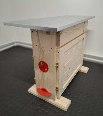 Presklený pozorovací úľ - prenosný 2-3 rámikový