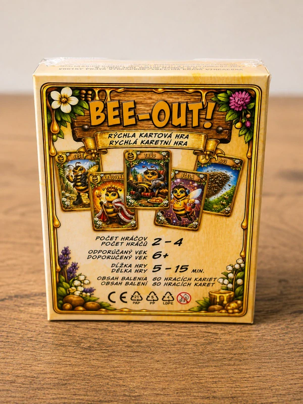 BEE-OUT! – Včelárska kartová hra pre celú rodinu