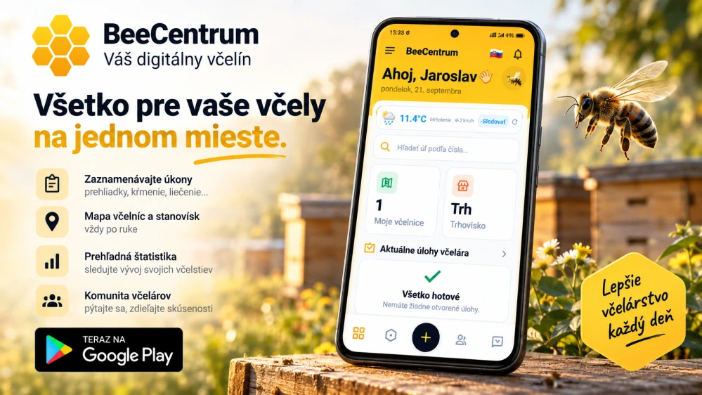 BeeCentrum – aplikácia pre včelárov