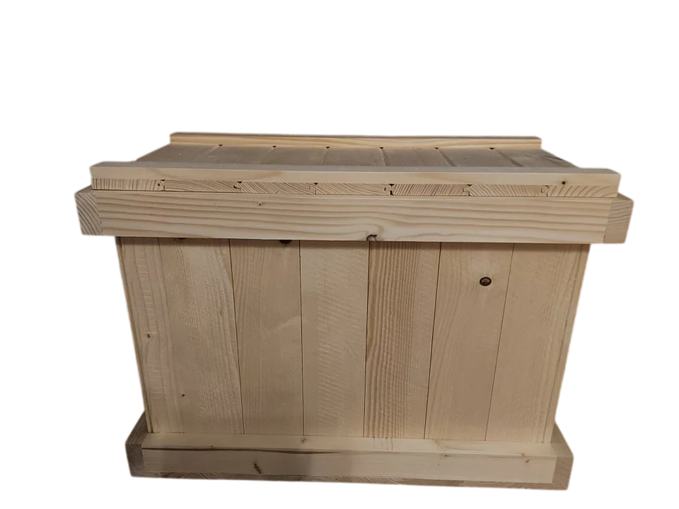 Prepravný box na 6 včelích rámikov – drevená prepravka