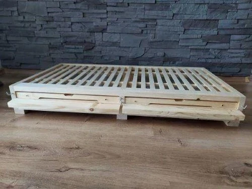 Úľ ležan 24 rámikový presklený 2 skla