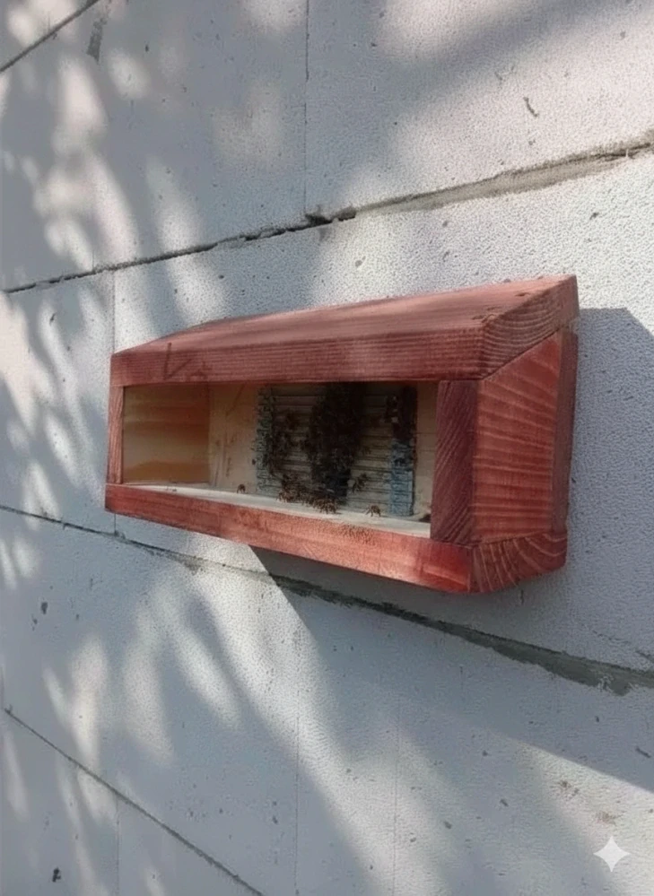 Presklený pozorovací úľ -  observatórium