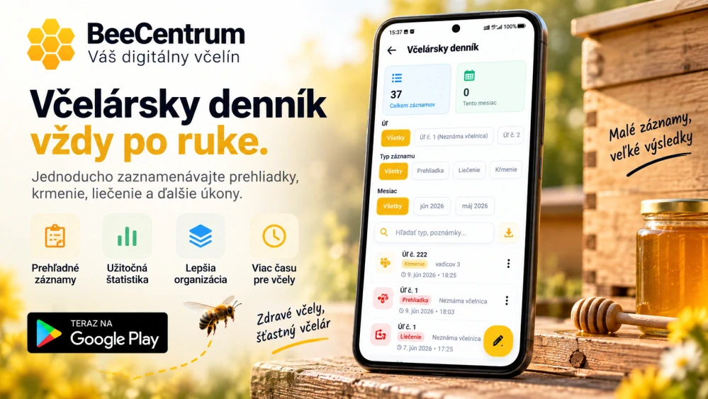 BeeCentrum – aplikácia pre včelárov