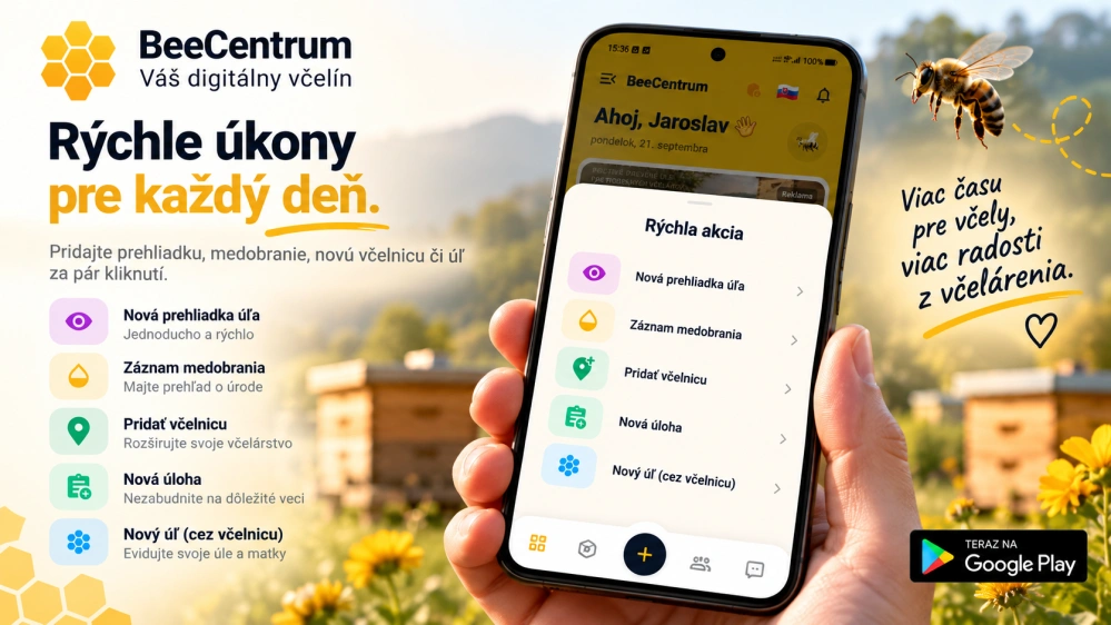 BeeCentrum – aplikácia pre včelárov