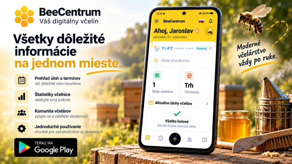 BeeCentrum – aplikácia pre včelárov