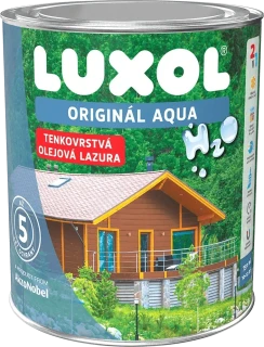 Luxol Originál AQUA – lazúra na drevo a včelie úle – plechovka lazúry