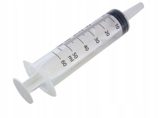 Striekačka 60 ml na dávkovanie liečivá
