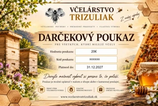 Darčekový poukaz pre včelára – 20 €