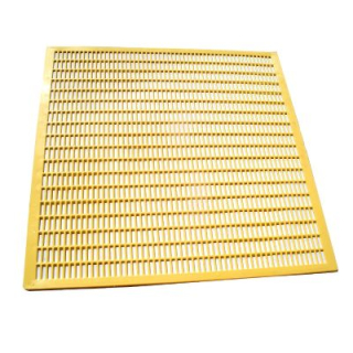 Materská mriežka plast žltá 435x435mm
